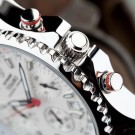 Часы DETOMASO TERAMO Silver Chronograph Leather купить Seiko Instruments VD53 